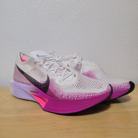 BRAND NEW Nike ZoomX VaporFly Next% 3 Vivid Purple Mens Size 15 Fast SHIPPING main image 9